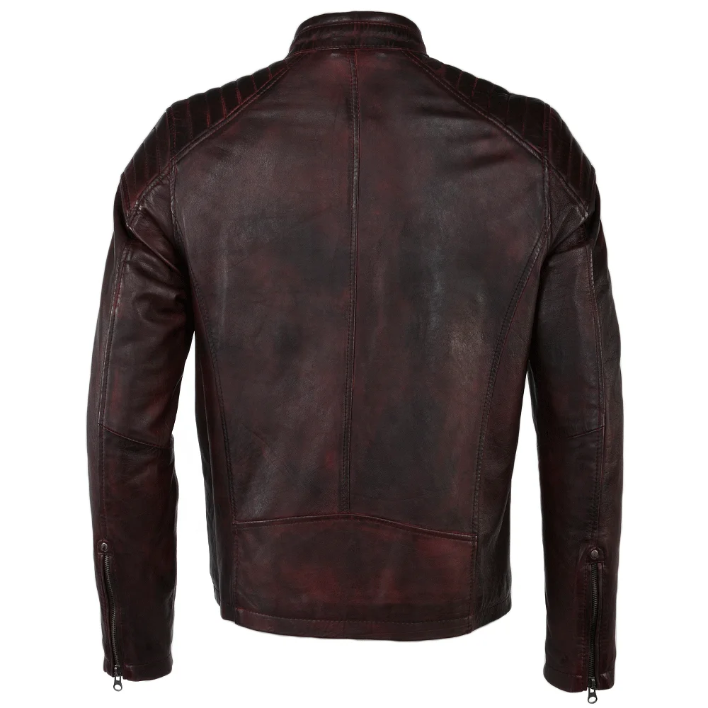 Custom Design Top Quality Pure 100% Leather Jacket