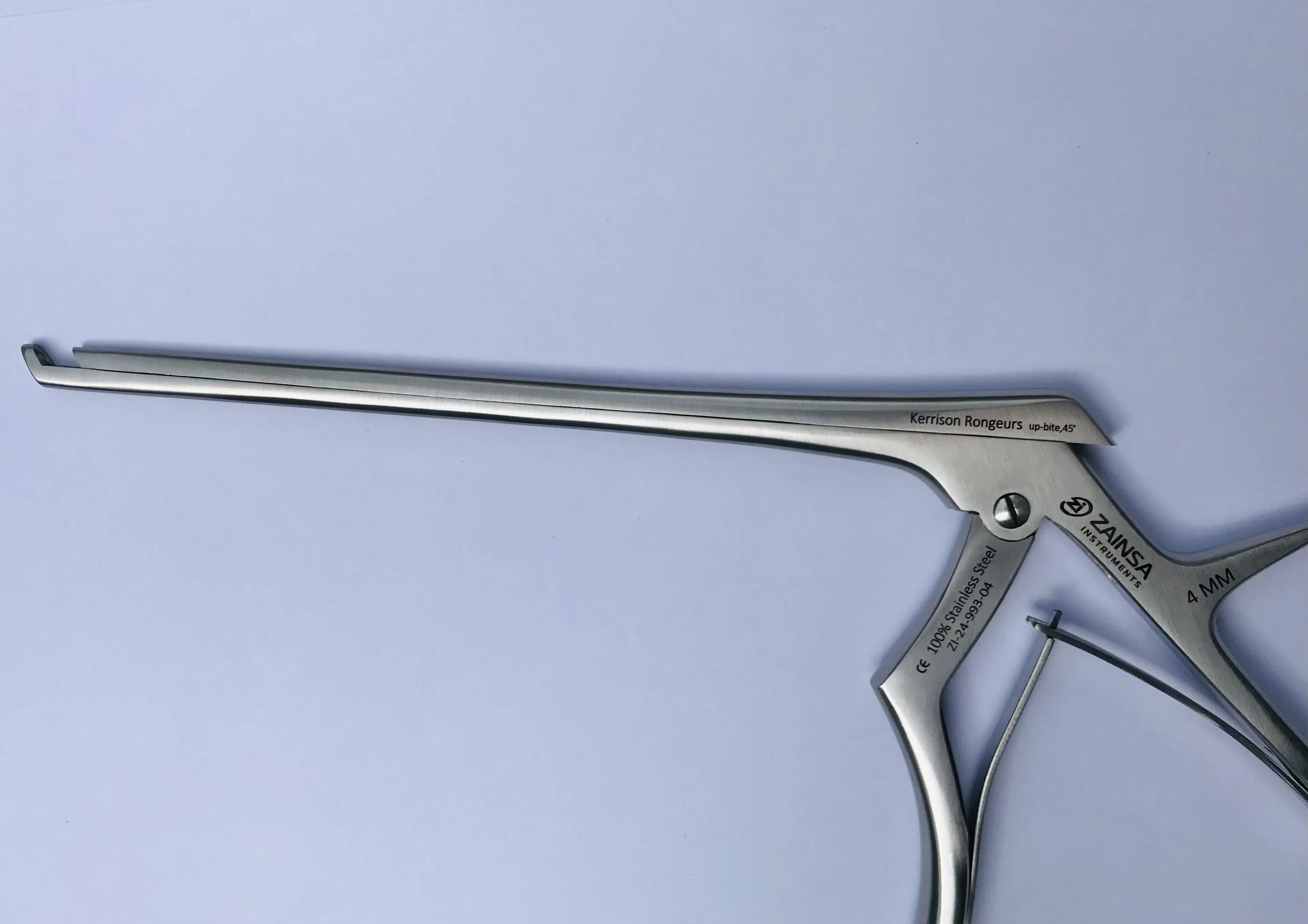Хирургия позвоночника Kerrison Rongeurs Up bite 45 градусов 4 мм многоразовые инструменты из нержавеющей стали