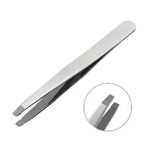 Wholesale Cosmetic Tool Portable Beauty Tool Stainless Steel black Eyebrow Tweezers Rose Gold eyebrow tweezers private label