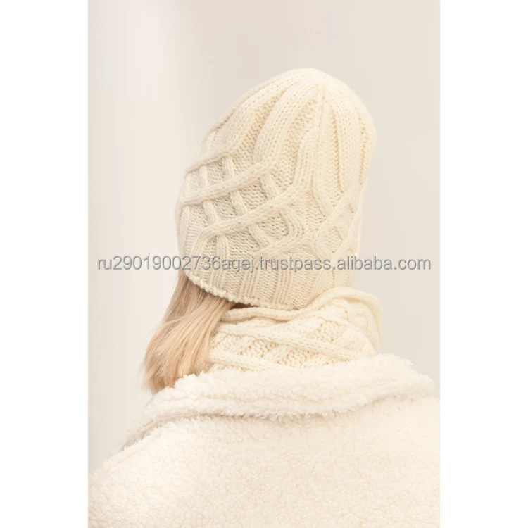 High quality knitted hats for winter the original Orenburg goat down knitting wholesale prices down wool hats