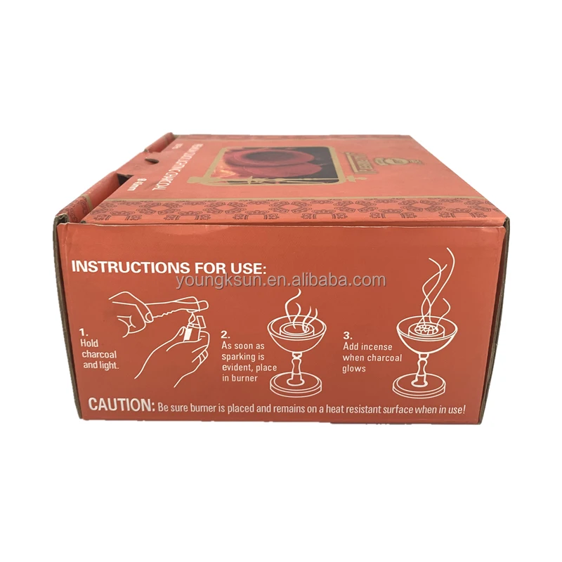 White Ash 100% Pure Natural Coconut indonesia hookah shisha charcoal/shisha charcoal