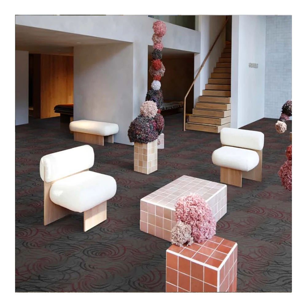 Commercial backing carpet tiles indoor office home carpet tile Studio use commercial nylon 50*50CM carpet tiles