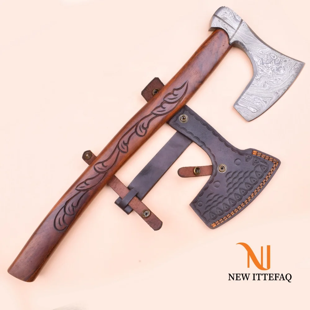 
Damascus Knife Custom Handmade | 17.5