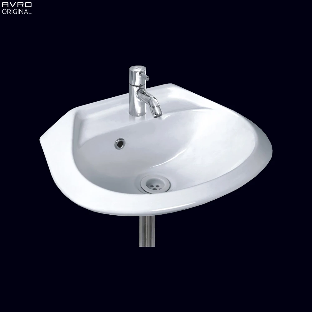 Best Heavy  Wall Hung wash Basin office Use Ceramic Wall Hung Wash Basin Sinks