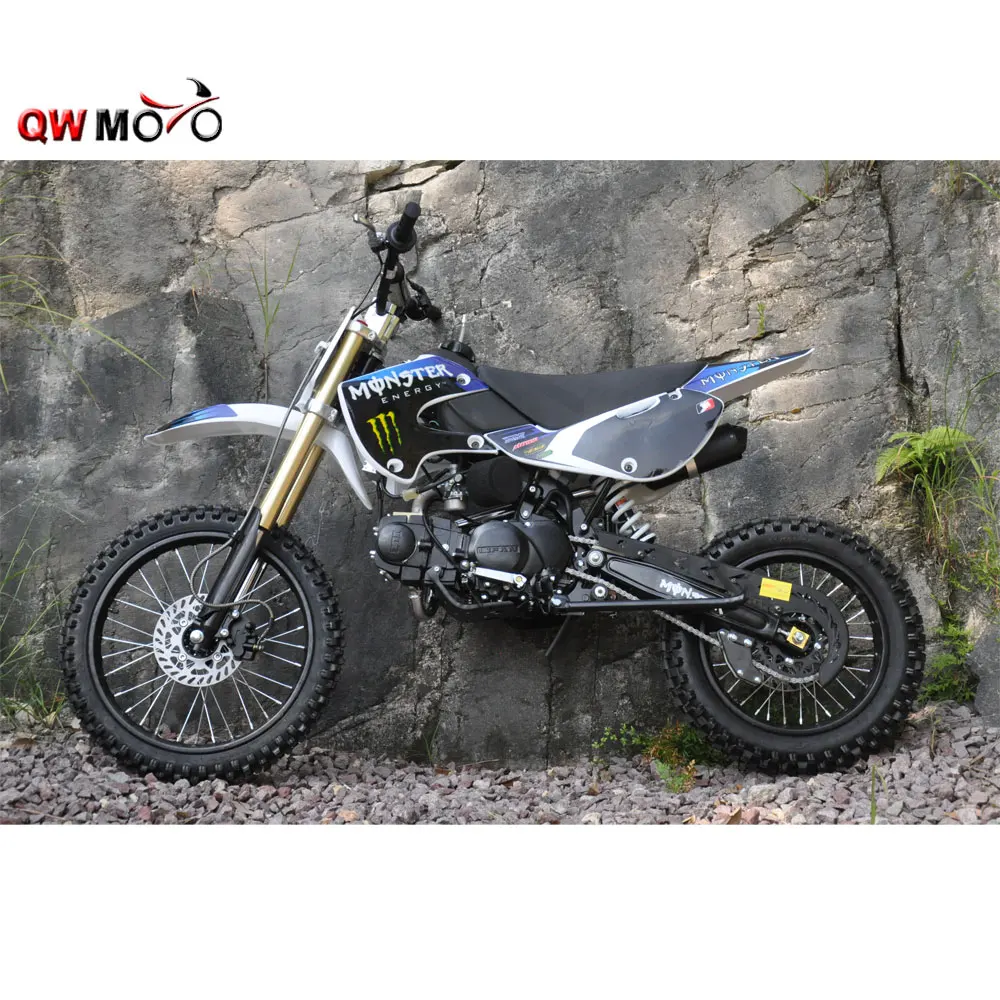 QWMOTO 125cc dirt bike 4 stroke engine cross 125cc pit bike off road 125cc super pocket bike