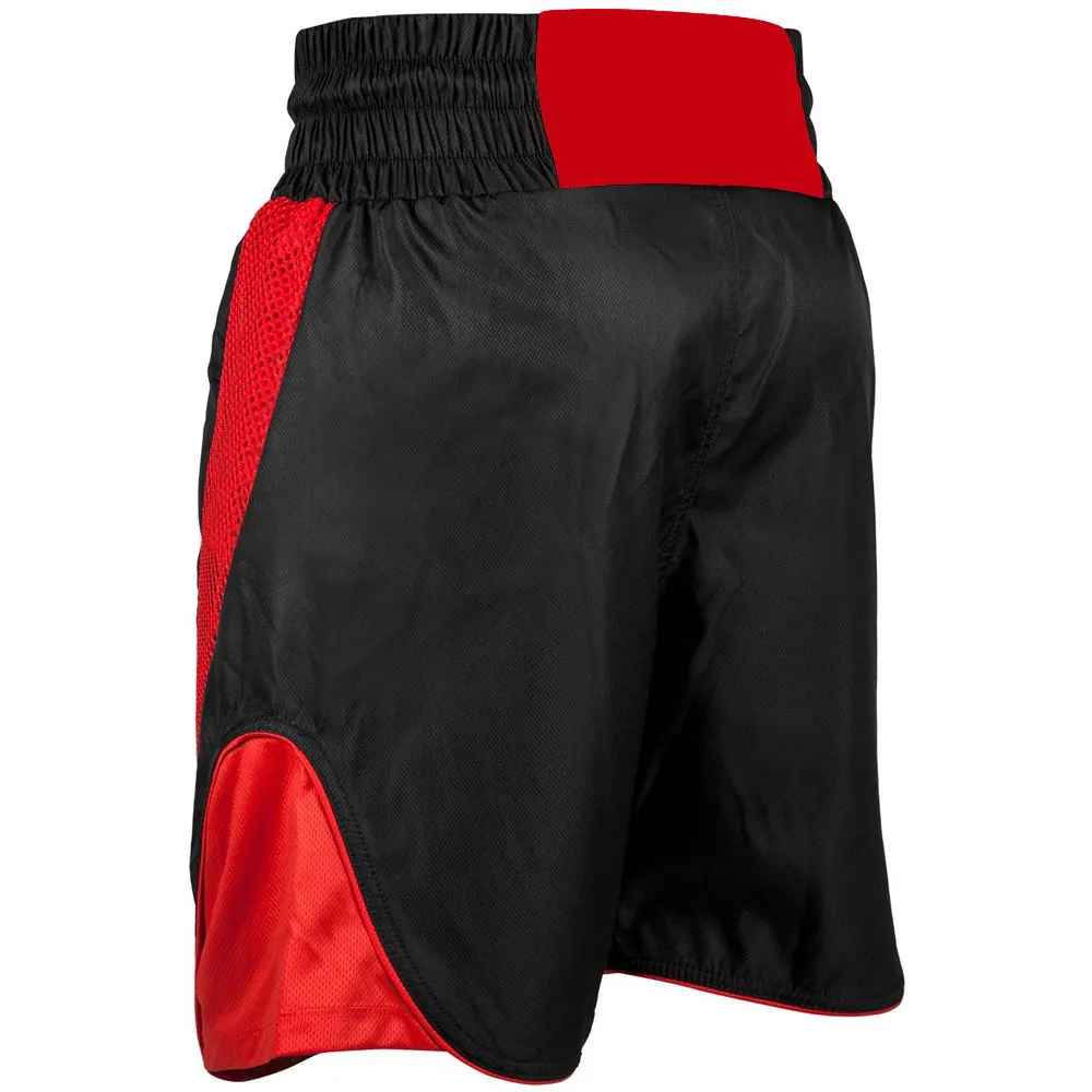 100% polyester Custom logo satin Boxing Trunk Shorts muay thai kick boxing fighting shorts