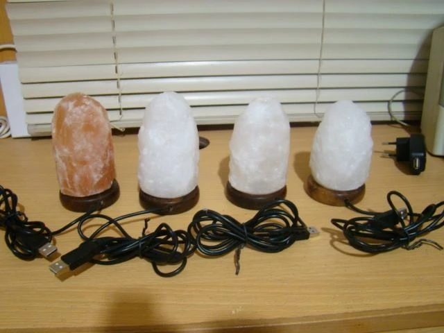 Pink USB Salt Lamps Pakistan, Pure and Natural Craft Home Decor Salt Night Lamp, Ideal Hand carved Salt Lamp for Decoration
