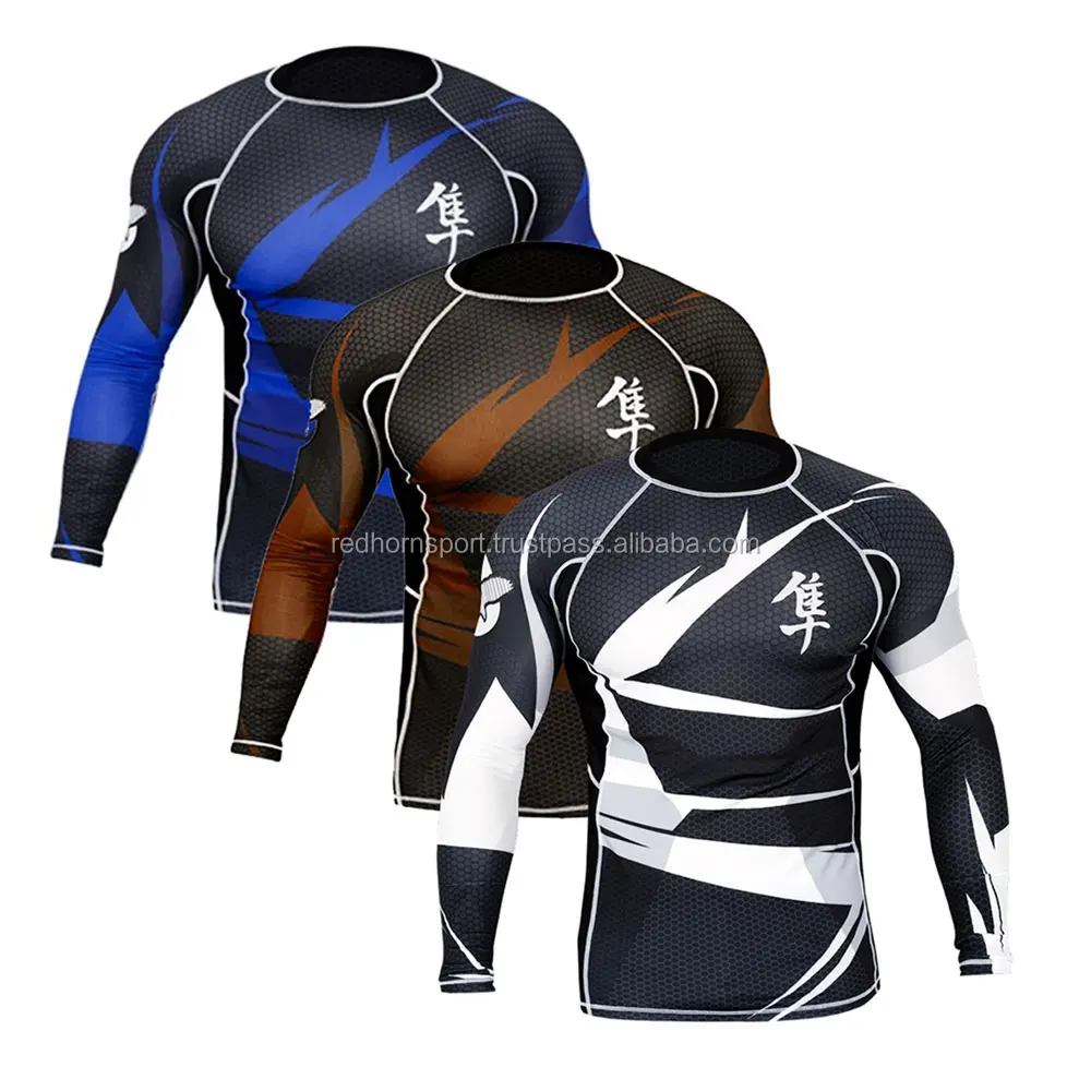 compression women mma rash guard,oem mma rashguard,custom sublimated printed mens rash guard  jiu jitsu rash guard