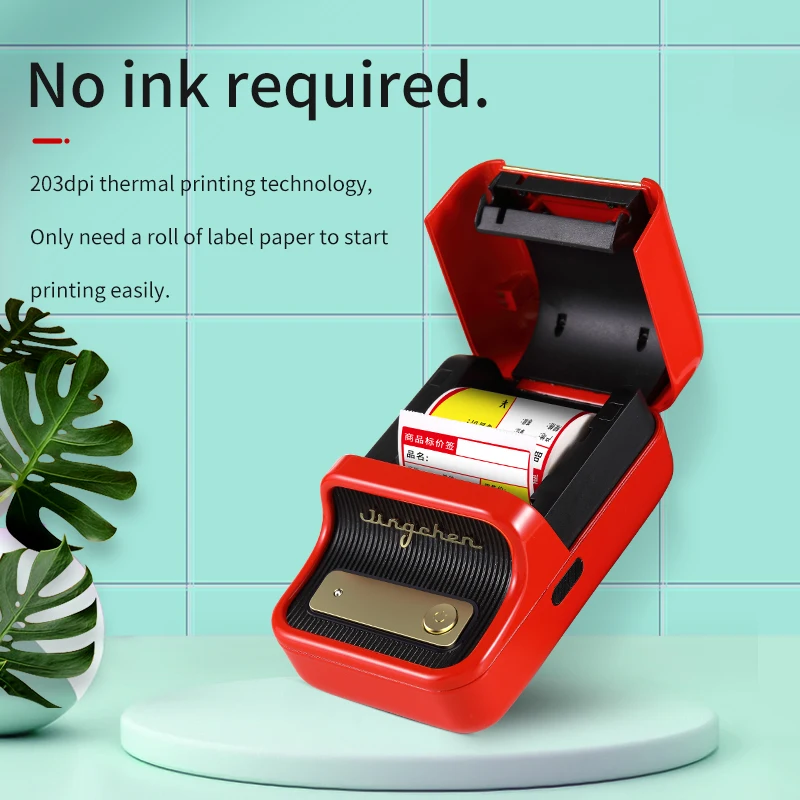  Портативный мини-Термопринтер для этикеток планшетных компьютеров прост в использовании офиса и домашней организации