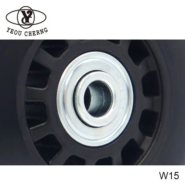 Luggage Wheel Replacement Parts Various Sizes Wheels 3 Inch PU Durable Bag Ball Bearing Chair