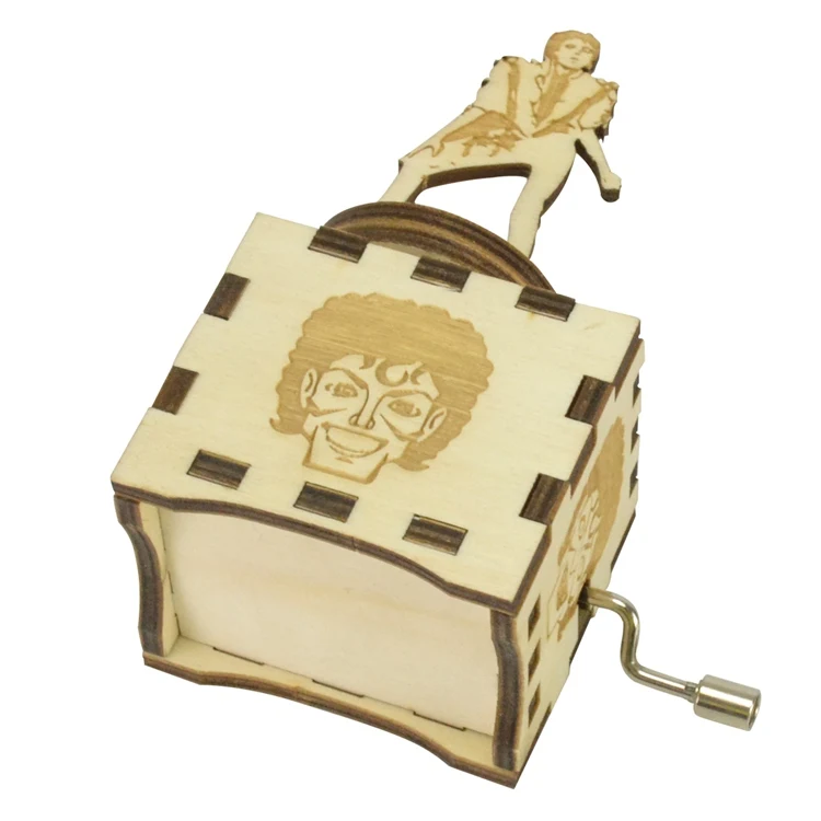 Wholesale Michael Jackson custom made hand crank various designs music box
