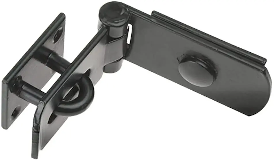 Сверхпрочная Защитная Поворотная блокировочная планка с застежкой и скобой-черный