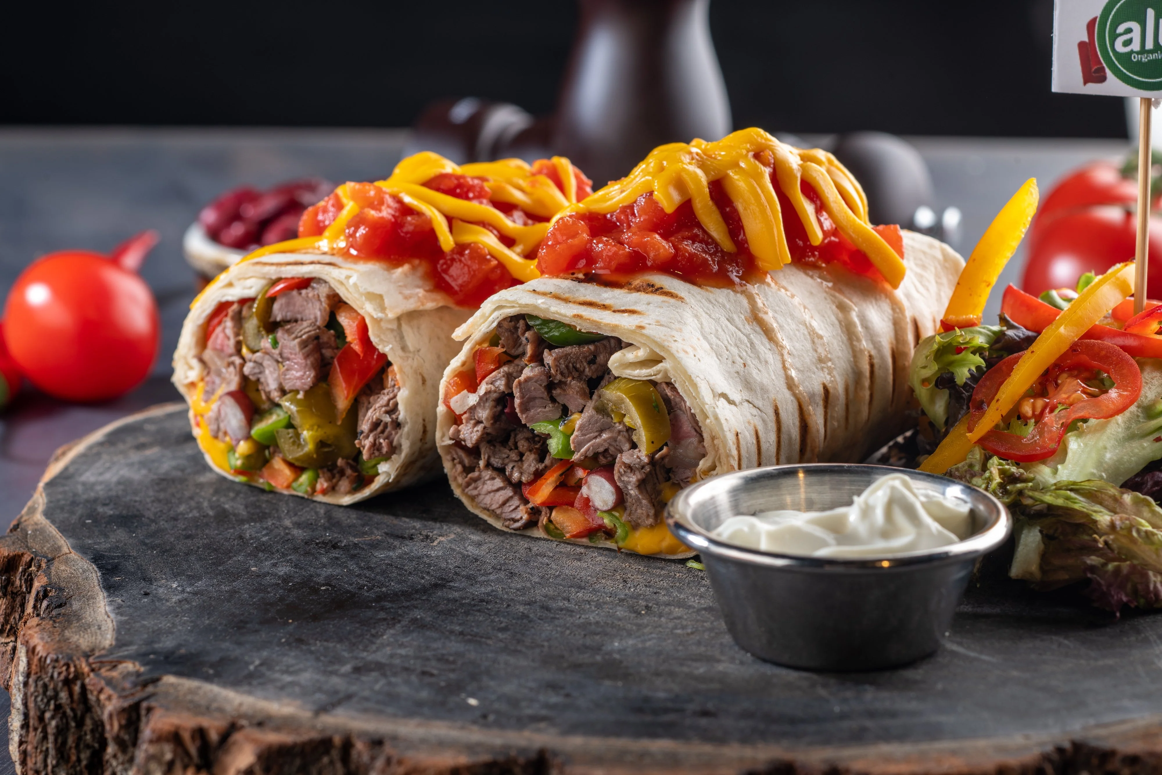  Tortilla 25 см 10 штук цельная пшеничная мука оригинальный бренд Aly замковый мешок 650 гр (12 упаковок в одной