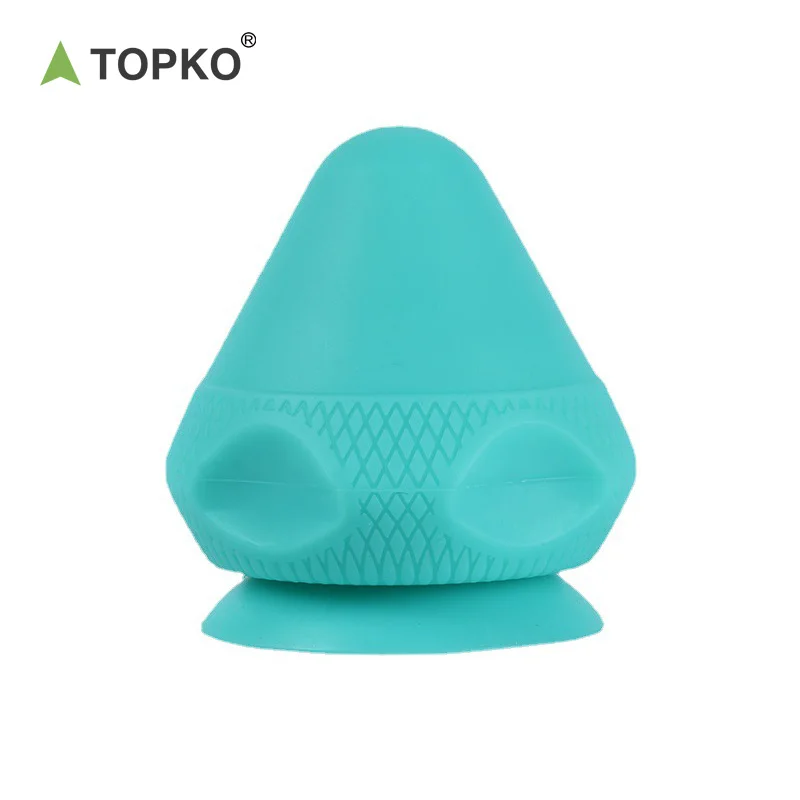 Силиконовый массажный шарик TOPKO твердый поглощающий мяч для разглаживания мышц торакального отдела позвоночника спины и ног
