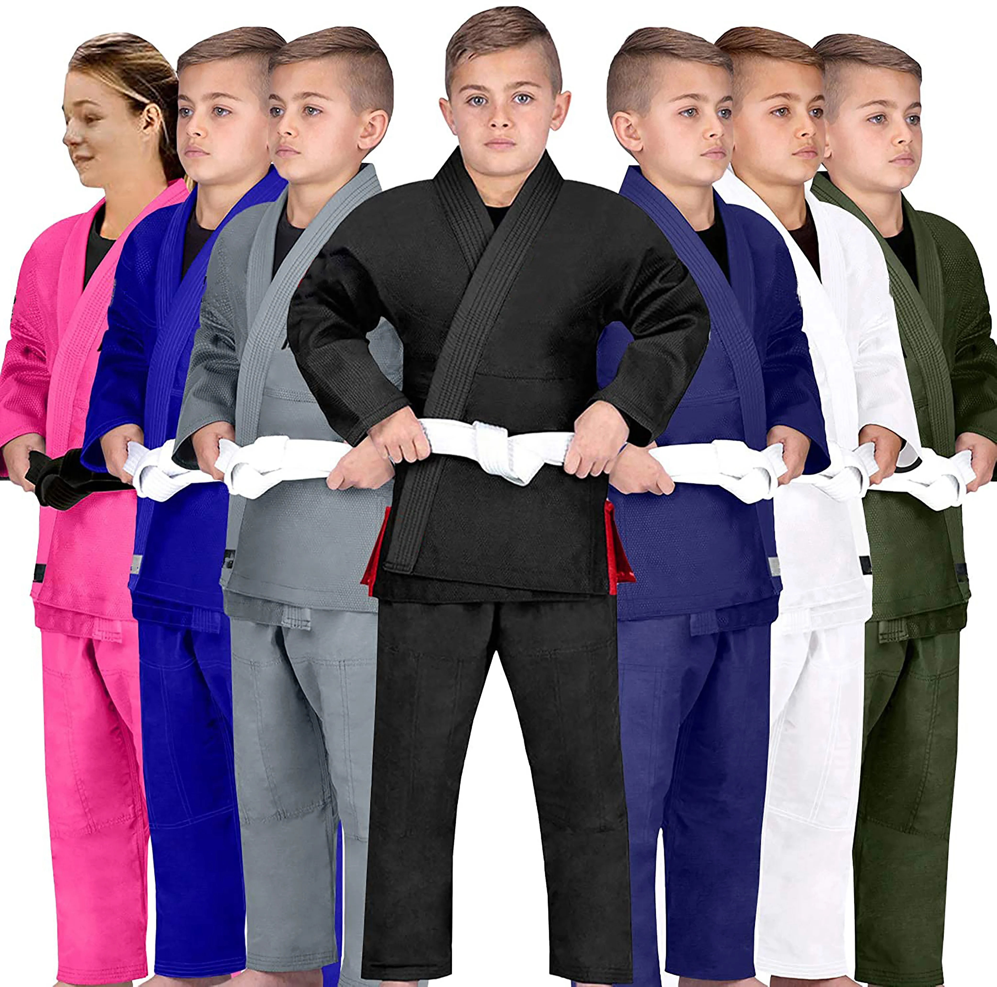  Детские BJJ Gi индивидуальные взрослые униформа