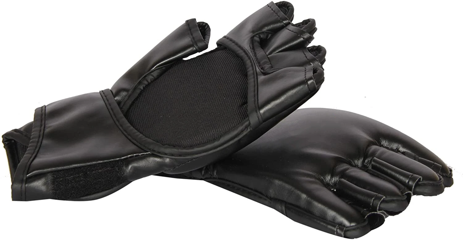 high quality professional Half Fingers Leather Mens Boxing MMA Gloves for Training