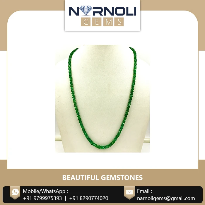 Gemstone Jewelry Natural Emerald Faceted Beads Strings Buy At Factory Price On Bulk Order Purchase Now