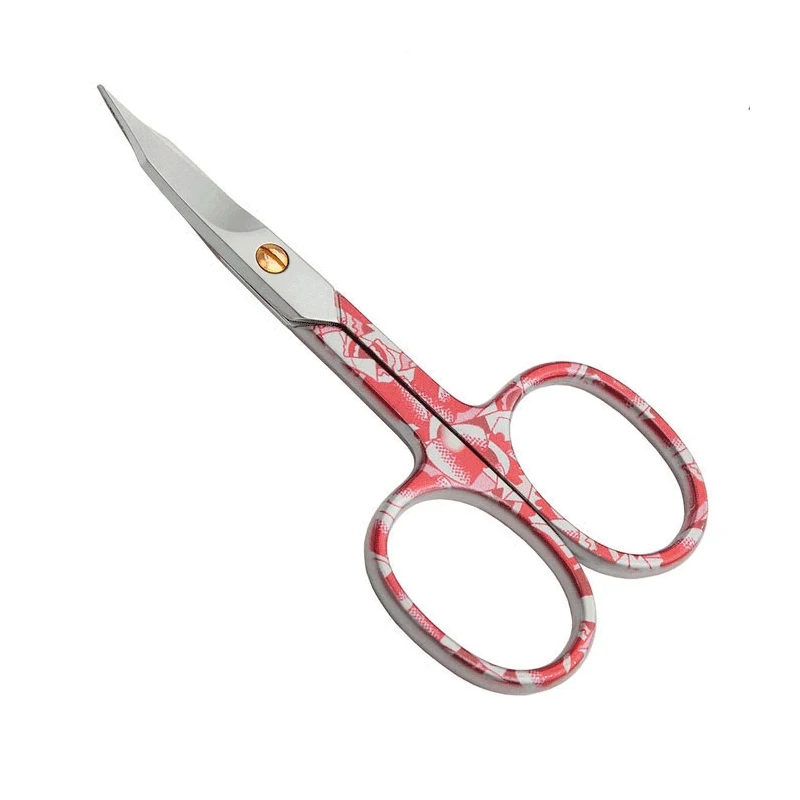 Professional Cuticle Scissors Fine Points Curved and Straight made of Stainless Steel Mirror Satin Sand Finish