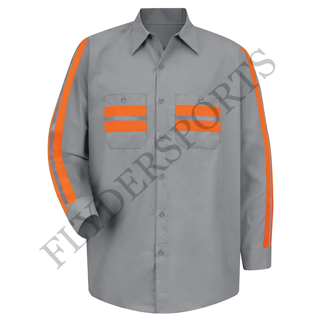 High Quality Factory Price Hi Vis Work Shirt Work Clothes Security Uniform