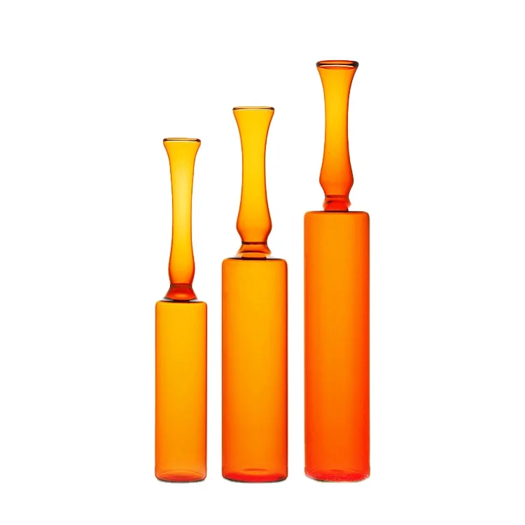 2ml Ampoules Glass Vial Bottles Cheap Price Customized Pharma Round Transparent Neutral Borosilicate for Injection