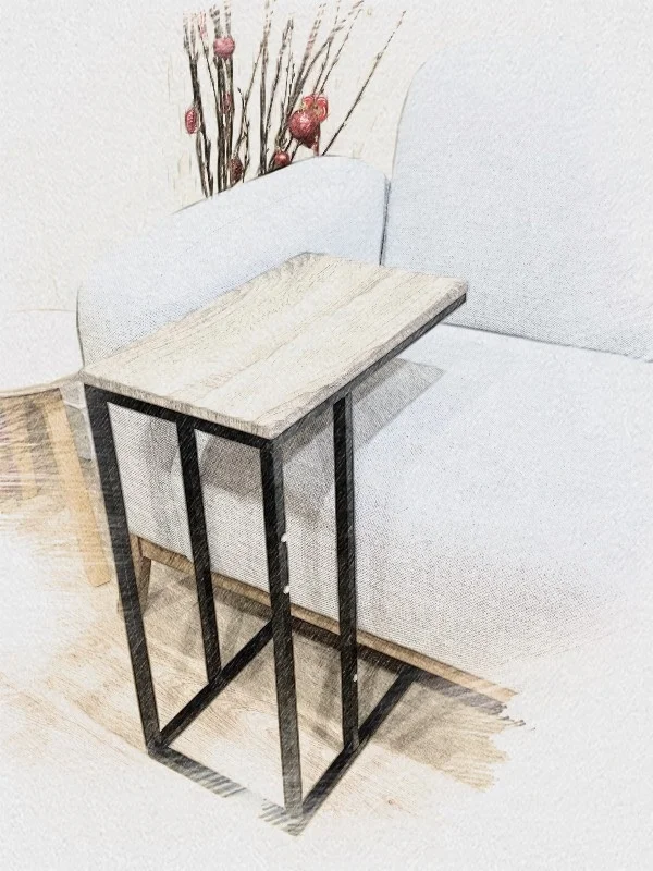 Modern Snack Table Bed Side Table Laptop Sofa Couch Coffee End Tables for living room