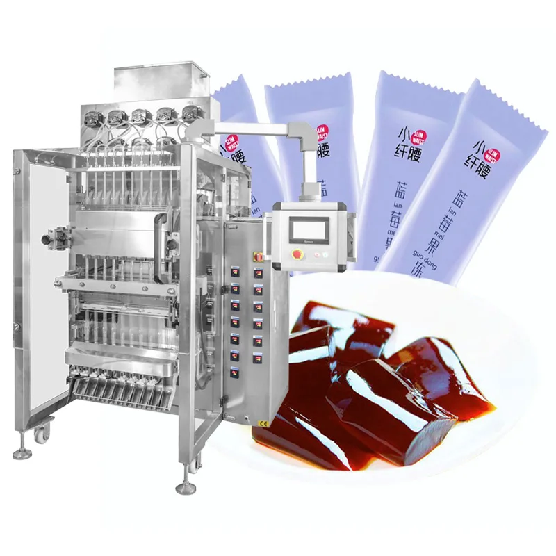 Reasonable price 4-lines 6-lines tomato paste honey stick paste packing machine