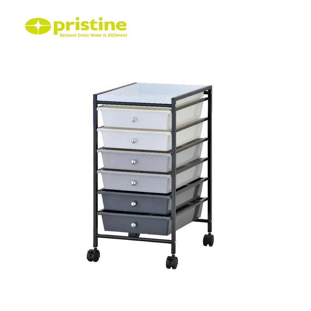 Plastic acrylic 6 layer storage