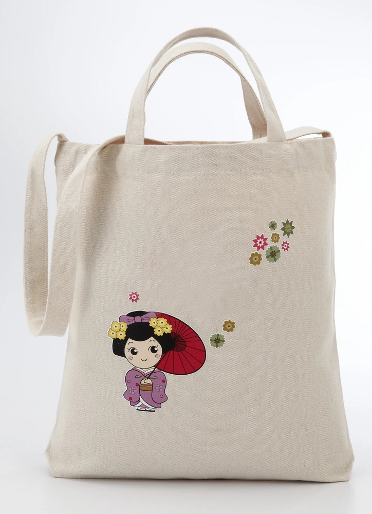Buy canvas shopping bags for lady
