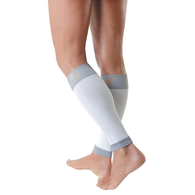 Italian top quality unisex calf supports 12/15 mmHg graduated compression for high sport performances