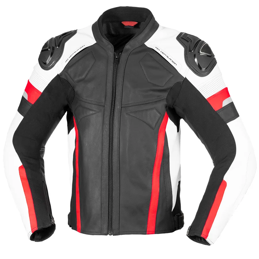 Professional Motorcycle Leather Jacket Biker Racer Motorbike Sports Protective Racing Moto Gp Motor Cross Riders Jacket OEM ODM