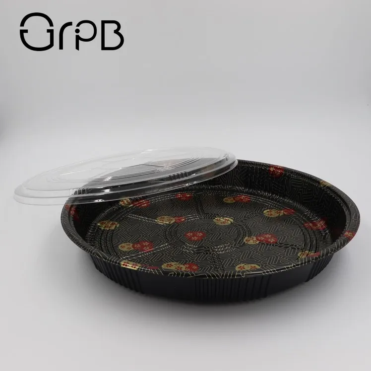 
packing sushi trays plates for restaurant food 
