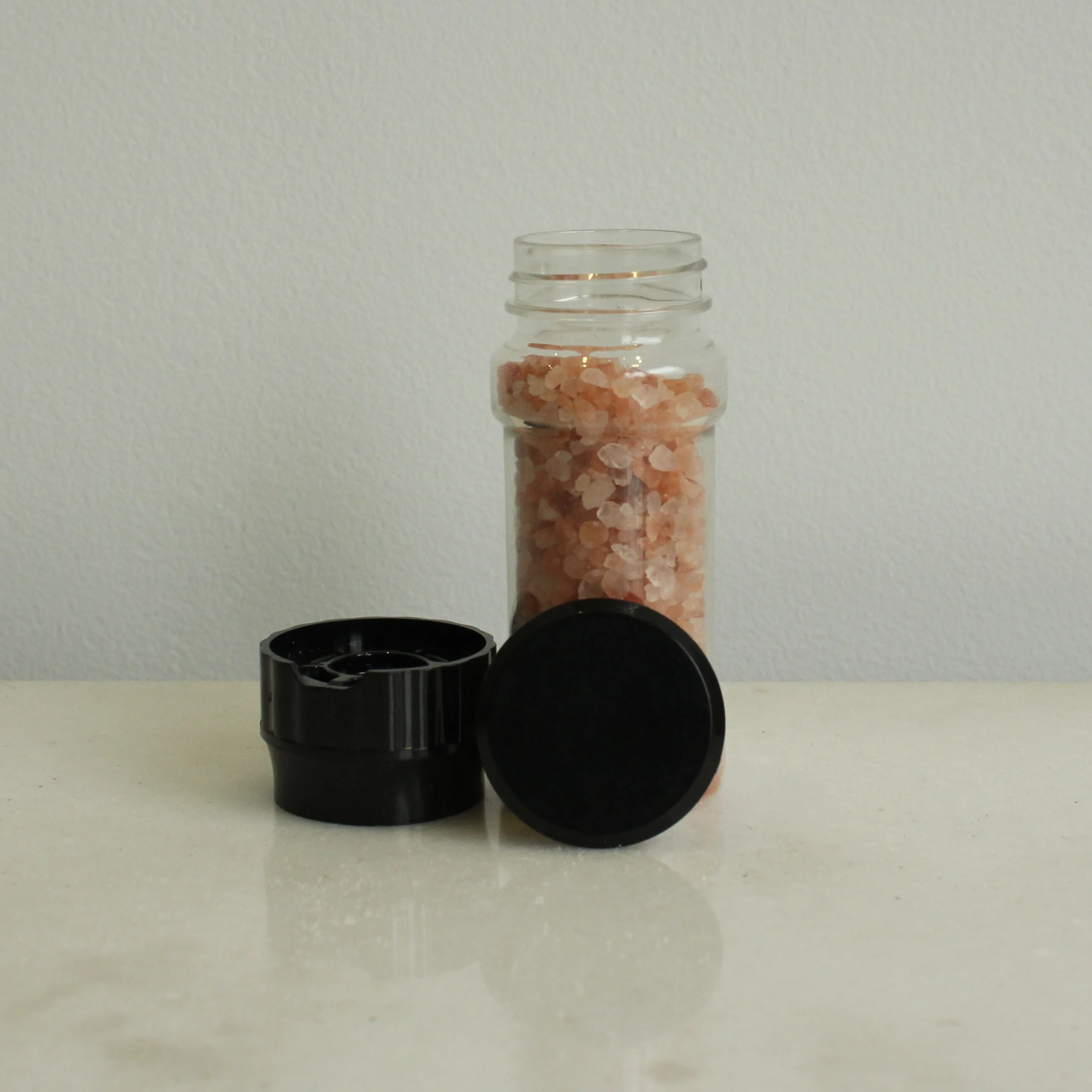
Himalayan Pink Rock Salt 2mm-5mm Medium Pink Color Salt Grinder - Packaging 100g PET Grinder Bottles in Bulk 