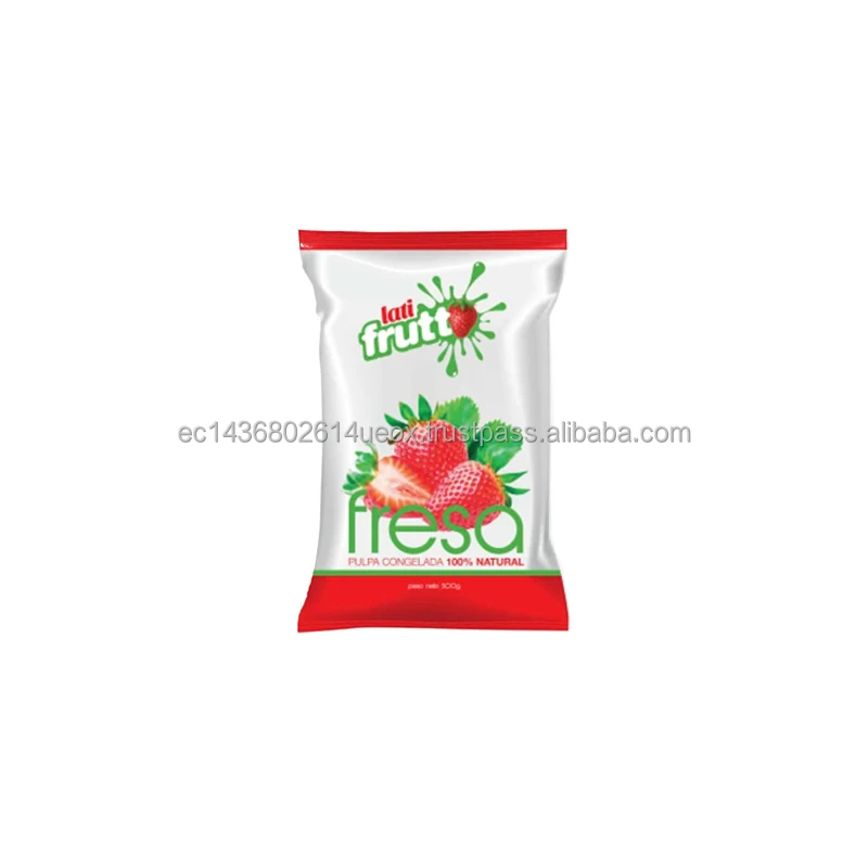 Good 100% Natual Frozen Strawberry Fruit Pulp Delicious Taste Hot Sale Products