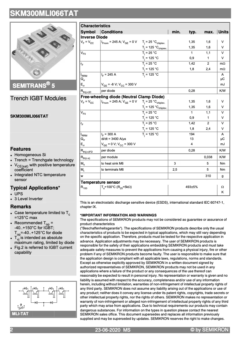 Good Quality  Original And Certified SKM300MLI066TAT From Germany Tire Pressure Sensor Lorawan Sensor