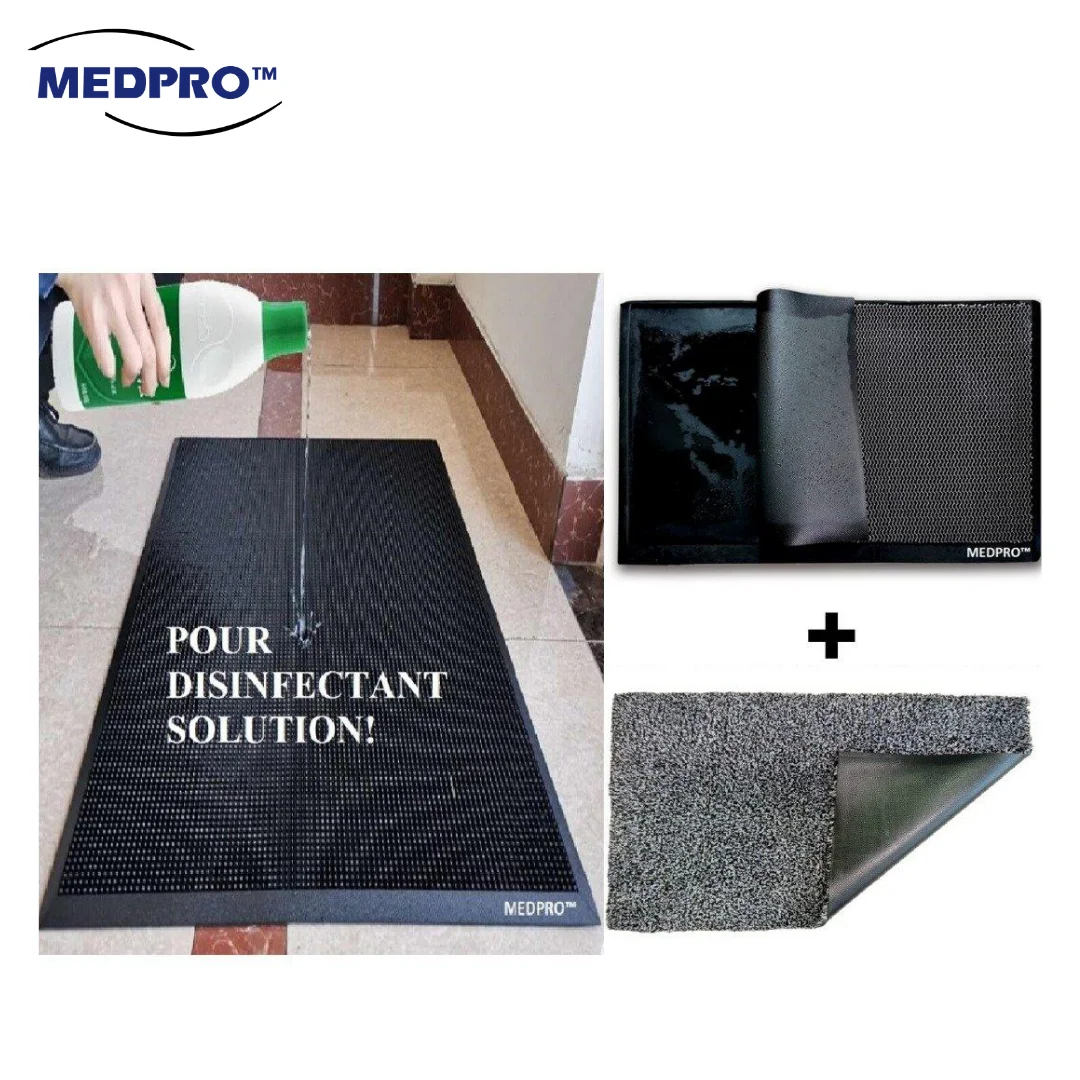 Hot Sale Sanitizing Hygienic Floor Mat Washable Dirt Anti-bacteria Shoe Sanitizer Anti Slip Mat