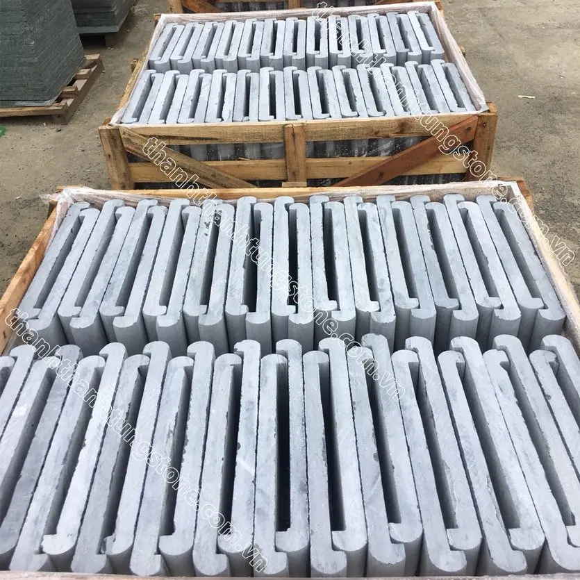 Natural Blue Gothic Stone Bleue Steen Bluestone Resort Dark Paving Factory Direct Quarry French pattern modern Beach Hotel