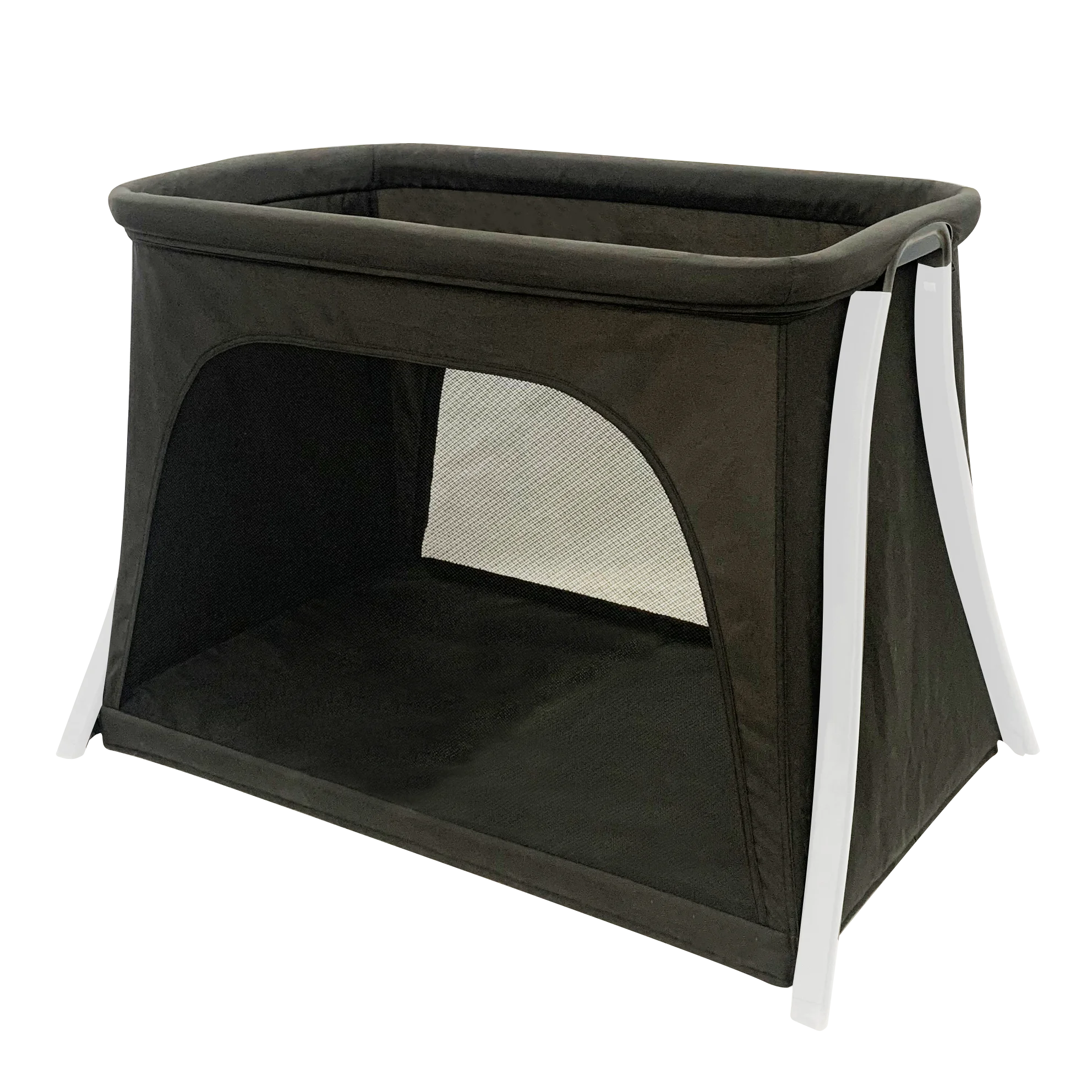 wholesale see through lightweight and convenience folding with removable pad design happy tour fancy baby crib for infant