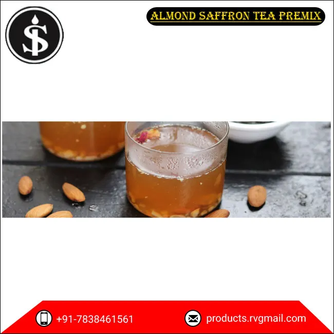  2021 самый продаваемый высококачественный свежий миндаль шафрановый чай премикс с сроком годности 1 год