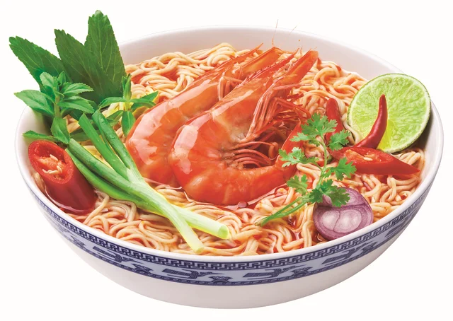Wholesalers Hot And Sour Shrimp Flavor  Instant Noodles 60g x 30 bags  Viet Nam