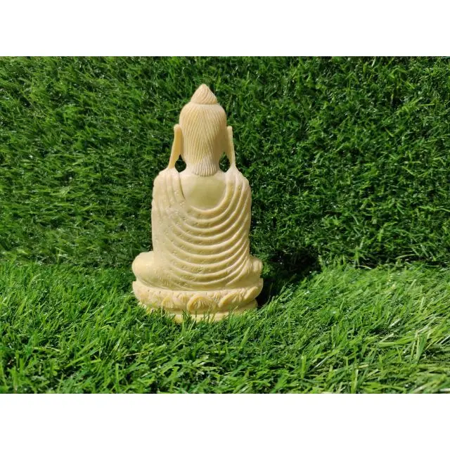 Serpentine Buddha statue Small Buddha Statue Brass Buddha Idol Religious Lucky Gift Decor Showpiece