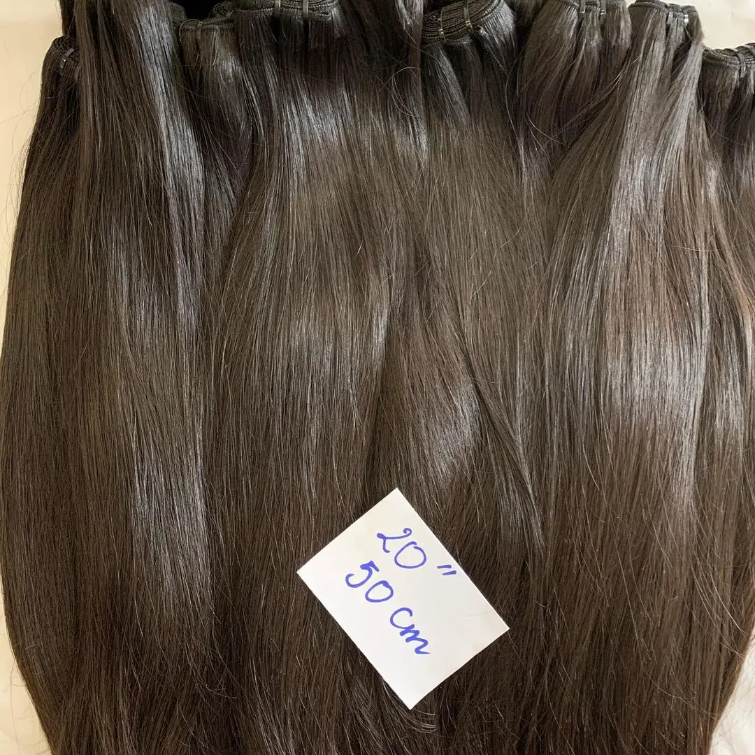 Double Weft Drawn Remy unprocessed wholesale 100% one donor Vietnamese human raw cuticle aligned virgin hair vendors