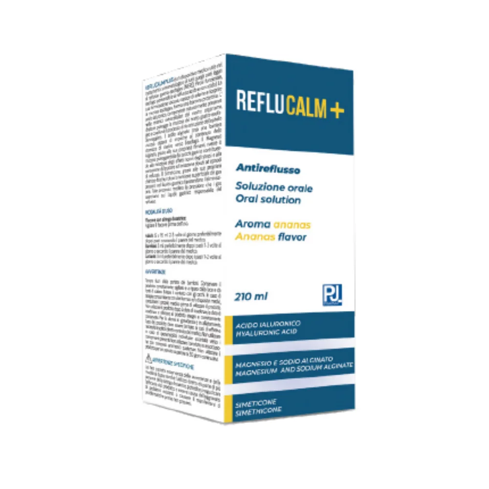 Gruppo FarmaImpresa (pjpharma) Top quality Italian products with SIMETHICONE for severe gerd REFLUCAM PLUS oral gel