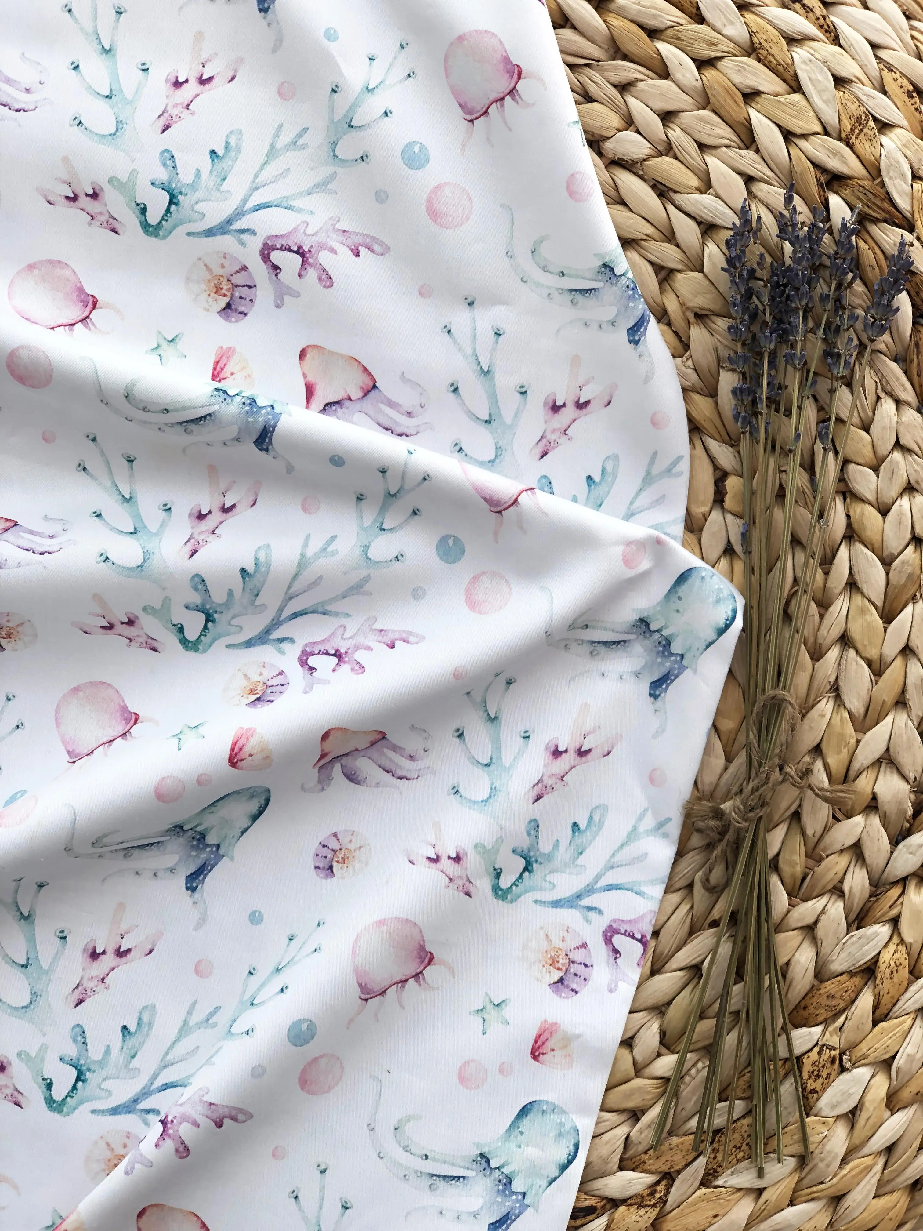 Premium Quality Durable, Smooth and Durable Material Density 140g / sq.m Satin Cotton 100% Printing Service