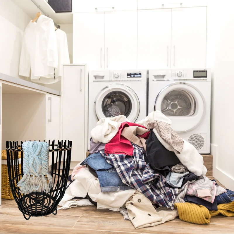 Good Price Large Black Rattan Basket For Storage Laundy Eco-friendly Material From Vietnam