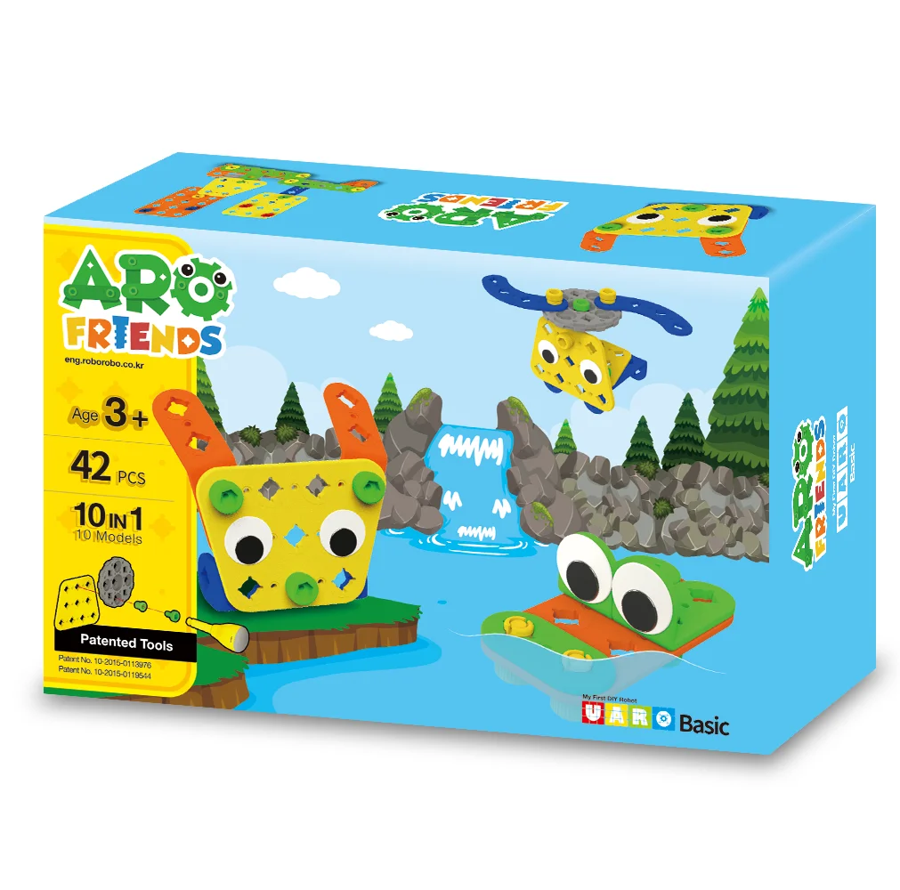 Удивительный инновационный обучающий игрушечный робот UARO BASIC активирует мозг детей