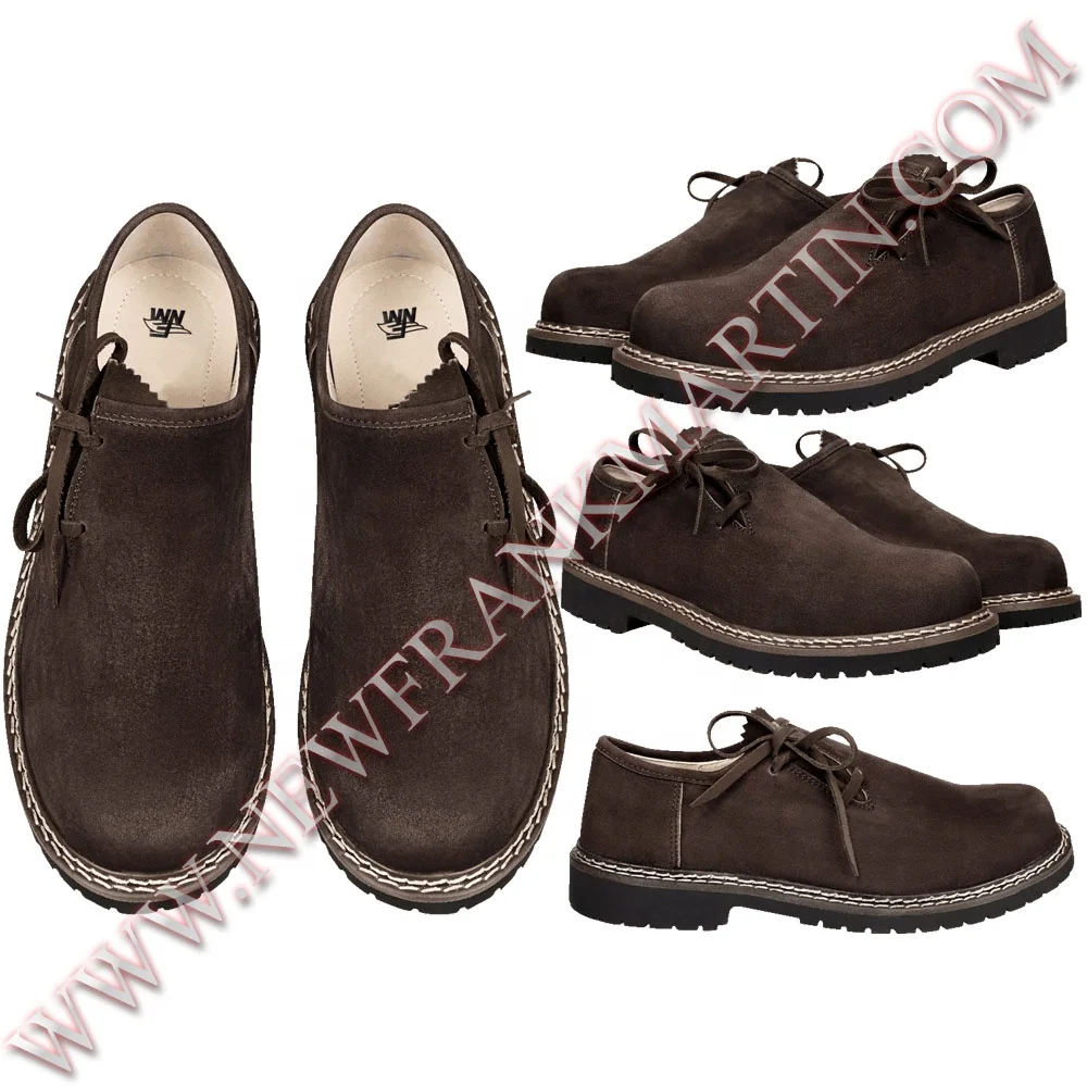 NFM Bavarian shoes Oktoberfest German Traditional Trachten Dirndl Lederhosen Landrover Haferlschuhe Leather OEMODM Custom Design