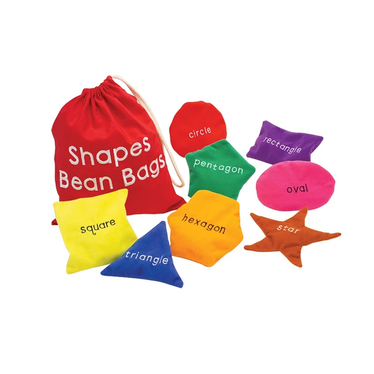 Leading Exporter of Double Stitched Primary Education Toys Kids Play Nontoxic Plastic Pallets Filled Inside Tossing Bean Bags