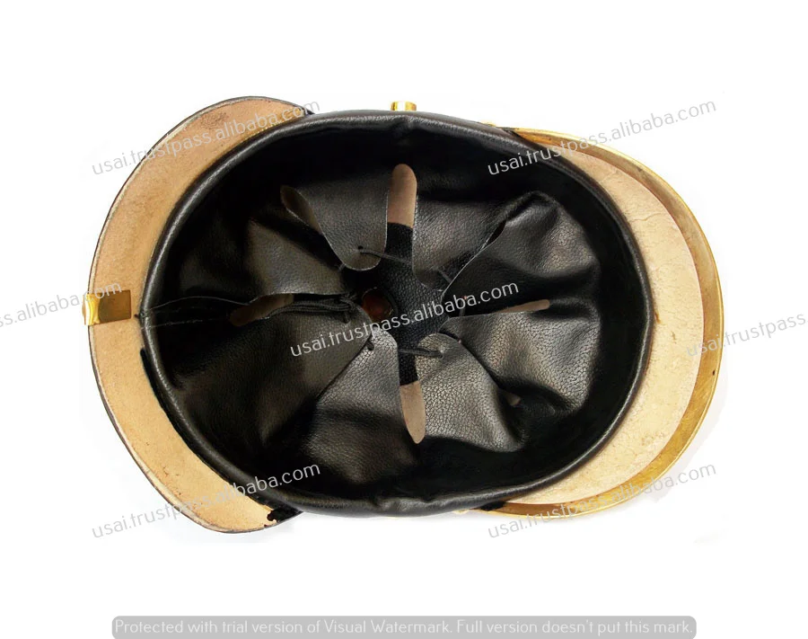 Антикварный длинный кожаный шлем Pickelhaube с шипами немецкий армированный ~ коллекционный подарок также предмет