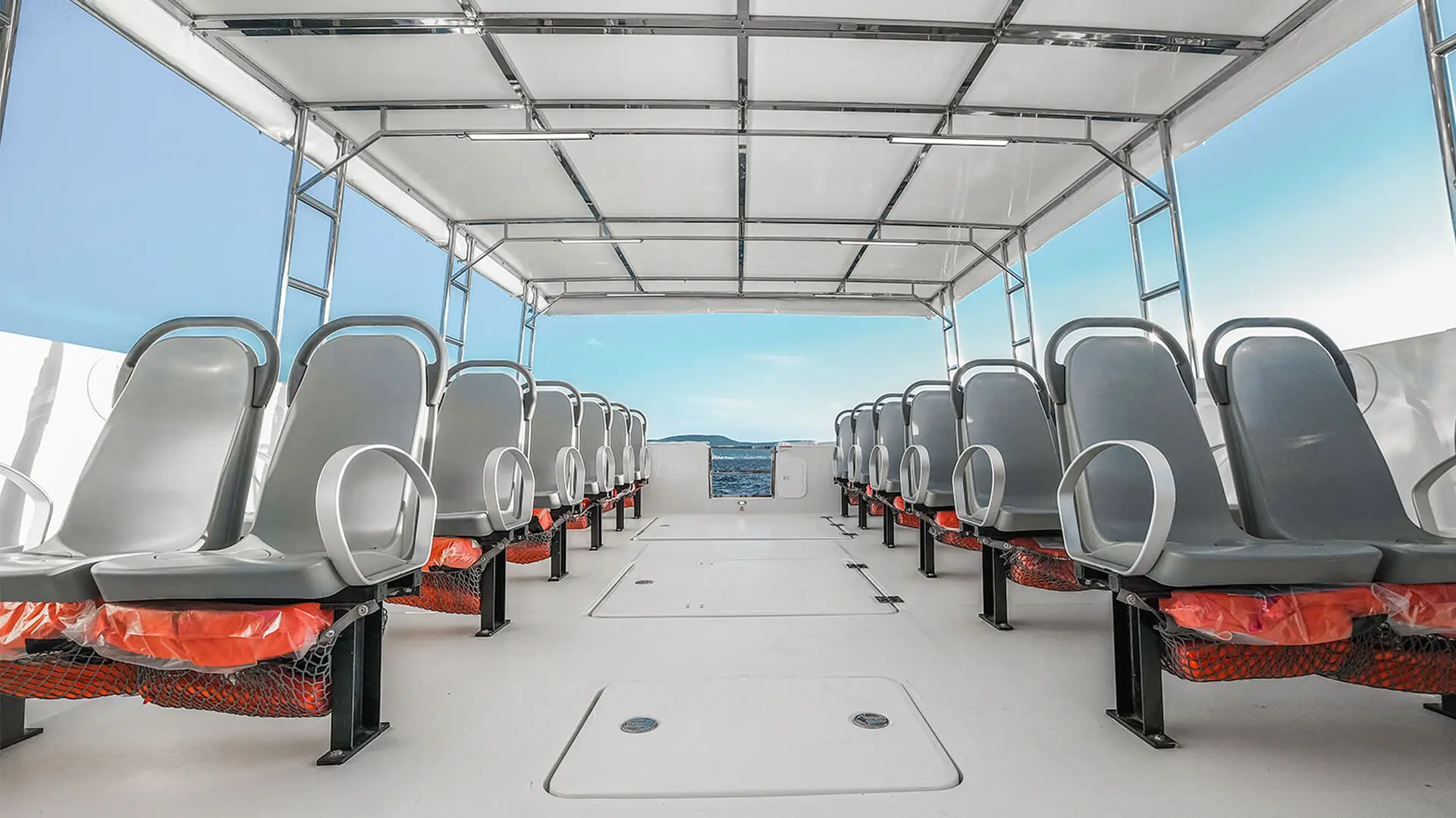 
New Design Professional Boat / Passenger Boat, Dive Boat, Trip Boat with GRP Boat / STARK 45C with cabin 