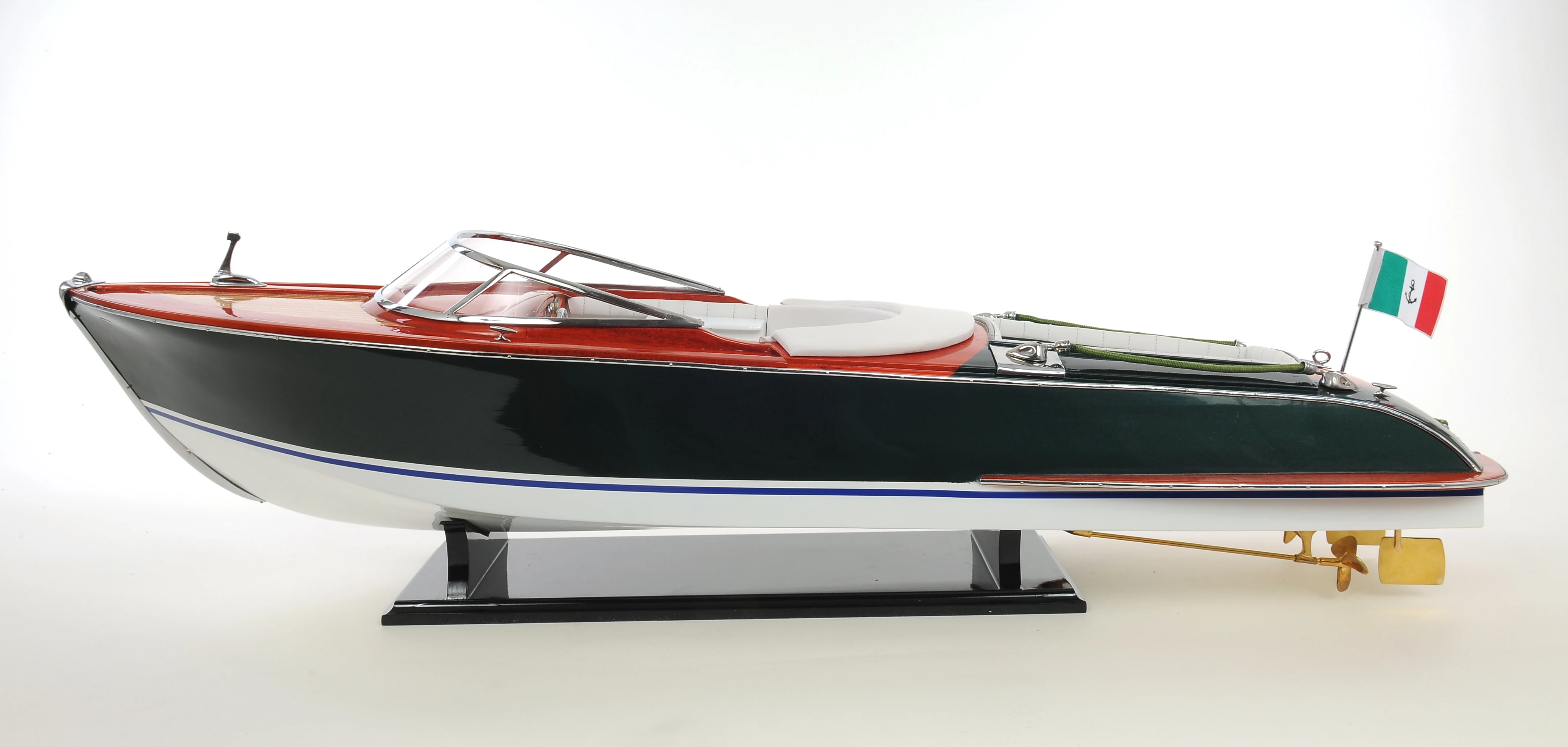 Riva Aquariva Реплика окрашенная средняя ручная работа деревянная лодка Модель-копированная